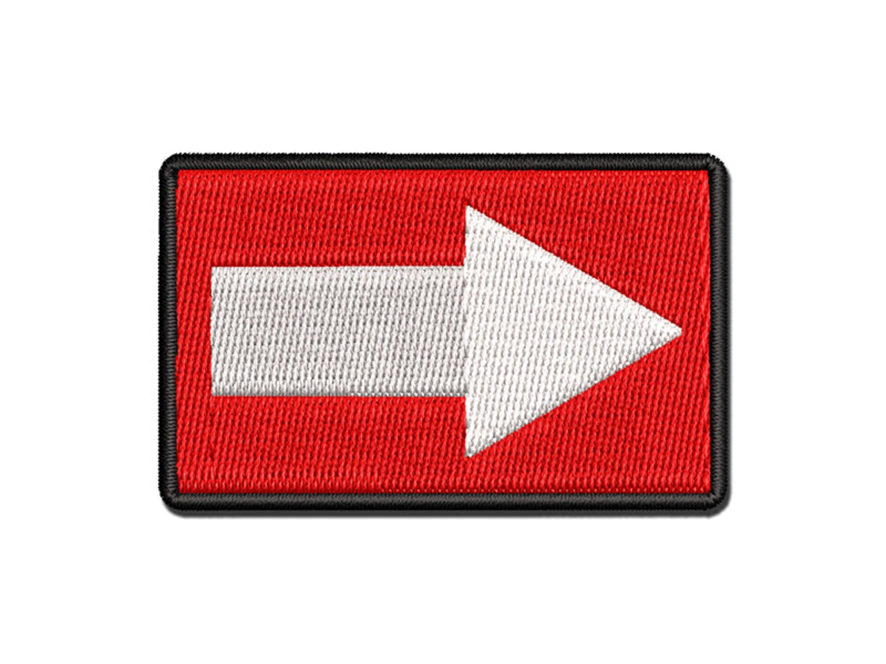 Arrow Solid Multi-Color Embroidered Iron-On or Hook & Loop Patch Applique